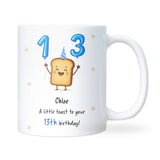Personalised 13th Toast Birthday Mug, Funny Son 13th Birthday Keepsake, Daughter Funny 13th Gift, Granddaughter 13th, Grandson 13th Gift