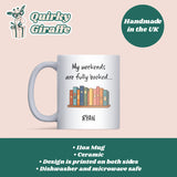 I’m Fully Booked Mug, Funny Book Lover Secret Santa Gift, Reader Secret Santa Mug, Girlfriend Reading Gift, Mum Reading Birthday Present