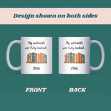 I’m Fully Booked Mug, Funny Book Lover Secret Santa Gift, Reader Secret Santa Mug, Girlfriend Reading Gift, Mum Reading Birthday Present