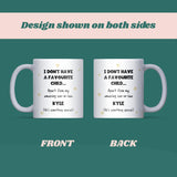 Funny Favourite Child Son In Law Mug, Funny Christmas Gift For Mother in Law, Mother in Law Christmas Present, From Son In Law Gift