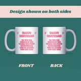 Funny Sister Birthday Mug, Funny Christmas Gift for Sister, Sister Joke Gift, Sister Birthday Keepsake, From Sister to Sister Birthday Gift