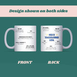 Gen Z Translation Mug, Funny Office Secret Santa Mug, Secret Santa Gift for Colleague, Funny Boss Secret Santa, Work Mum Christmas Gift