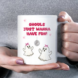 Ghouls Just Wanna Have Fun Mug, Cute Boo Basket Gift, Funny Boo Box Present for Daughter, Boo Basket Gift for Girlfriend, Halloween Hamper