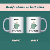 Golf King Mug, Funny Golf Gift for Him, Boyfriend or Husband Golf Lover Mug, Father’s Day Gift, Golf Player Present, Christmas Golf Lover