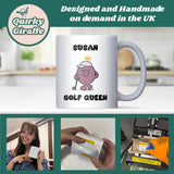 Golf Queen Mug, Funny Golf Gift for Her, Girlfriend or Wife Golf Lover Mug, Mother’s Day Gift, Golf Player Present for Christmas