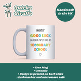 Good Luck on First Day of Secondary School Mug, Starting School Gift, Year 7 Student Mug, Good Luck Son or Daughter Gift