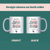 To Grandad at Christmas From Bump Mug, Christmas Grandad To Be Gift, New Grandad Pregnancy Announcement Mug, Christmas Keepsake From Bump