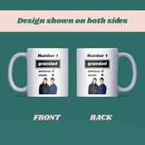Funny Oasis Fan Mug for Grandad, Number 1 Grandad Definitely Maybe Mug, Funny Grandad Oasis Birthday Gift, Oasis Grandad Christmas Present