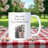 Personalised Photo Wedding Day Mug for Granddaughter, Wedding Day Gift from Grandma, Bride Keepsake from Grandmother, Wedding Gift from Nan