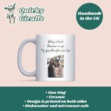 Personalised Photo Wedding Day Mug for Granddaughter, Wedding Day Gift from Grandma, Bride Keepsake from Grandmother, Wedding Gift from Nan
