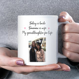 Personalised Photo Wedding Day Mug for Granddaughter, Wedding Day Gift from Grandma, Bride Keepsake from Grandmother, Wedding Gift from Nan