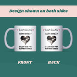 Personalised Birthday Great Grandma Mug, Baby Scan Photo Mug, Birthday Gift for Great Grandma to Be, From Baby Bump Keepsake