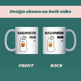Halloween Hun Mug, Funny Pink Halloween Mug for Her, Spooky Season Mug, Girlfriend Boo Basket Gift, Cute Halloween Ghost Mug for Her