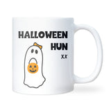 Halloween Hun Mug, Funny Pink Halloween Mug for Her, Spooky Season Mug, Girlfriend Boo Basket Gift, Cute Halloween Ghost Mug for Her