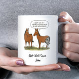 Personalised Funny Hip Replacement Mug, Get Well Soon Gift Hip Replacement for Friend, Funny Colleague Get Well Soon Gift, Thinking of You