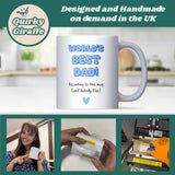 Funny World’s Best Dad Mug, Funny Dad Birthday, Fathers Day Gift from Daughter, To Dad from Son, Funny Christmas Dad Gift, Funny Dad Mug
