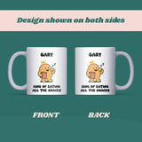 King of Eating All the Snacks Mug, Funny Snack Lover Gift for Him, Boyfriend Snack Joke Present, Husband Christmas Gift, Brother Snack Mug