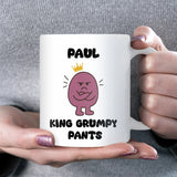 King Grumpy Pants Mug, Funny Grumpy Boyfriend Mug, Husband Christmas Gift, Grumpy Dad Birthday Present, Secret Santa for Him