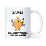 King of Multitasking Mug, Funny Multitasking Gift for Him, Dad or Boyfriend Mug, Boss Gift, Secret Santa for him, Boss Funny Multi Tasking