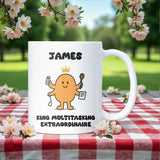 King of Multitasking Mug, Funny Multitasking Gift for Him, Dad or Boyfriend Mug, Boss Gift, Secret Santa for him, Boss Funny Multi Tasking
