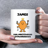 King of Multitasking Mug, Funny Multitasking Gift for Him, Dad or Boyfriend Mug, Boss Gift, Secret Santa for him, Boss Funny Multi Tasking