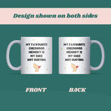 Funny Knee Pain Mug, My Favourite Childhood Memory Is My Knee Not Hurting, Getting Old Joke Mug, Birthday Gift for Dad or Mum, Secret Santa Gift for Colleague