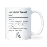 Labradoodle Parent Definition Mug, Funny Dog Parent Gift, Labradoodle Owner Mug, Christmas Gift for Labradoodle Owner