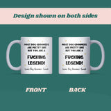 Funny Legend Dog Groomer Mug, Thank You Dog Groomer Gift, Dog Grooming Present, Christmas Gift for Groomer, Dog Groomer Appreciation Gift