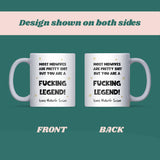 Funny Legend Midwife Mug, Thank You Midwife Gift, Midwife Appreciation Present, Midwife Graduation Gift, Christmas or Birthday for Midwife