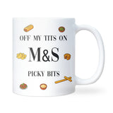 Funny M&S Picky Bits Mug, Picky Bits Obsessed Gift, Marks and Spencer Secret Santa, Marks and Spencer Fan Mug, Marks and Spencer Fan Gift