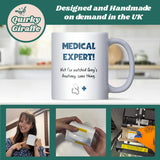 Funny Grey’s Anatomy Fan Mug, Not a Medical Expert Gift Just a Grey’s Anatomy Fan, Greys Anatomy Lover Gift, Secret Santa for Grey's Anatomy