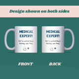 Funny Grey’s Anatomy Fan Mug, Not a Medical Expert Gift Just a Grey’s Anatomy Fan, Greys Anatomy Lover Gift, Secret Santa for Grey's Anatomy