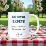 Funny Grey’s Anatomy Fan Mug, Not a Medical Expert Gift Just a Grey’s Anatomy Fan, Greys Anatomy Lover Gift, Secret Santa for Grey's Anatomy