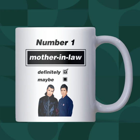 Oasis Definitely Maybe Mug for Mother in Law, Mother in Law Oasis Birthday Gift, Mother in Law Oasis Fan Christmas Gift, Mother's Day Oasis