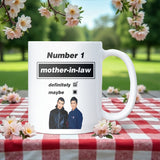 Oasis Definitely Maybe Mug for Mother in Law, Mother in Law Oasis Birthday Gift, Mother in Law Oasis Fan Christmas Gift, Mother's Day Oasis