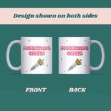 Mounjaro Queen Mug, Funny Tirzepatide Mug, Funny GLP-1 Jab Gift for Her, Weight Loss Jab Gift, Mounjaro Funny Mug, Funny Mounjaro Novelty