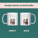 Personalised Photo Wedding Day Mug for Mum, Wedding Day Gift from Daughter, Bride Keepsake from Mother, Sentimental Wedding Gift to Mother
