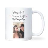 Personalised Photo Wedding Day Mug for Mum, Wedding Day Gift from Daughter, Bride Keepsake from Mother, Sentimental Wedding Gift to Mother
