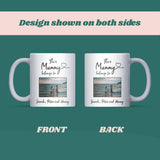 Personalised This Mummy Belongs To Mug, Custom Photo Mug for Mum, Mother’s Day Gift from Children, Gift for Mummy, Birthday Mug for Mum