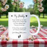 My Daddy Mug from Baby, New Dad Gift, Daddy to Be Present, First Christmas Daddy Mug, Father’s Day New Daddy Gift