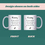 New Mummy Gift Mug, Mother’s Day Keepsake from Baby, Birthday or Christmas Present for Mum, Mummy Coffee Cup