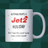 Funny Jet2 Holiday Mug, Nothing Beats a Jet2 Holiday Office Secret Santa Gift, Jet2 Mug for Colleague, Funny Christmas Gift for Friend