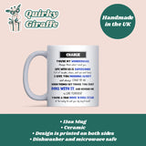 Oasis Lyrics Mug for Boyfriend, Boyfriend Oasis Birthday Gift, Boyfriend Oasis Fan Christmas Gift, Oasis Anniversary Mug for Boyfriend