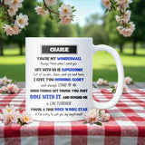 Oasis Lyrics Mug for Boyfriend, Boyfriend Oasis Birthday Gift, Boyfriend Oasis Fan Christmas Gift, Oasis Anniversary Mug for Boyfriend