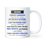 Oasis Lyrics Mug for Boyfriend, Boyfriend Oasis Birthday Gift, Boyfriend Oasis Fan Christmas Gift, Oasis Anniversary Mug for Boyfriend