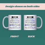 Oasis Lyrics Mug for Fiancé, Oasis Fan Gift, Oasis Birthday Gift for Fiancé, Oasis Christmas Gift Fiance, Anniversary Gift for Fiance