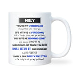 Oasis Lyrics Mug for Girlfriend, Girlfriend Oasis Birthday Mug, Oasis Christmas Gift for Girlfriend, Oasis Anniversary Gift for Girlfriend