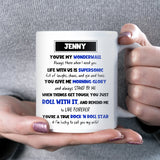 Oasis Lyrics Mug for Wife, Oasis Fan Gift for Wife, Oasis Birthday Gift for Wife, Oasis Christmas Gift for Wife, Anniversary Gift for Wife