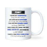 Oasis Lyrics Mug for Wife, Oasis Fan Gift for Wife, Oasis Birthday Gift for Wife, Oasis Christmas Gift for Wife, Anniversary Gift for Wife