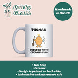 King Obsessed With Cleaning Mug, Funny Cleaning Gift for Him, Husband or Boyfriend Mug, Father’s Day Gift, Secret Santa